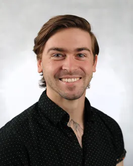 head and shoulders shot of Drew Spacht