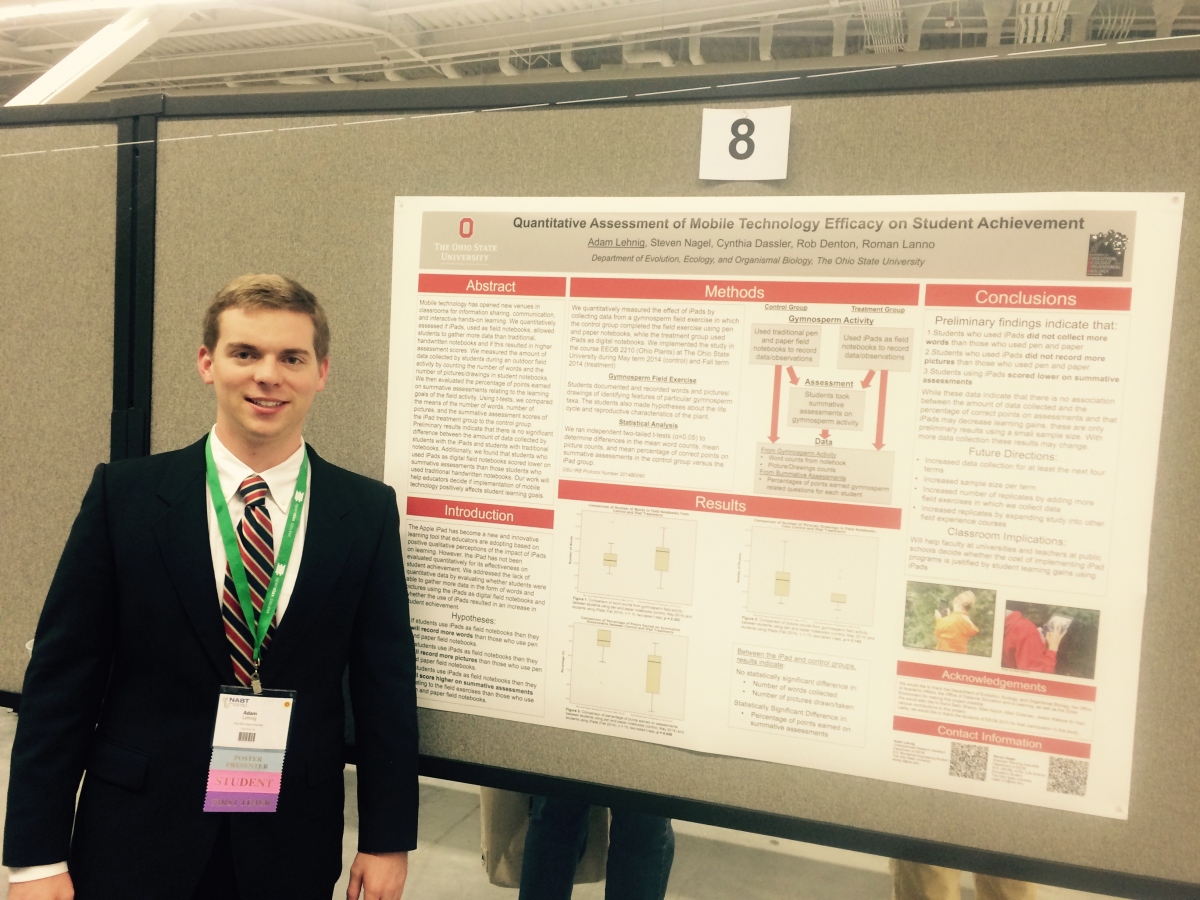 lehnig with poster